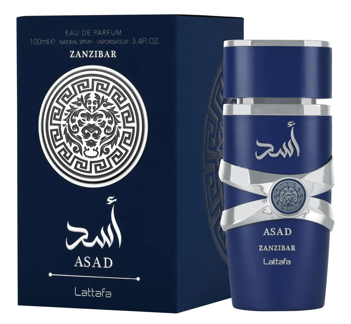 Asad Zanzibar Lattafa Perfumes 3.4oz Men