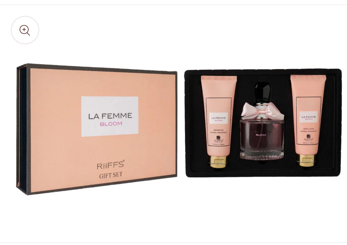 3 PCS GIFTSET LA FEMME BLOOM Women By Riiffs