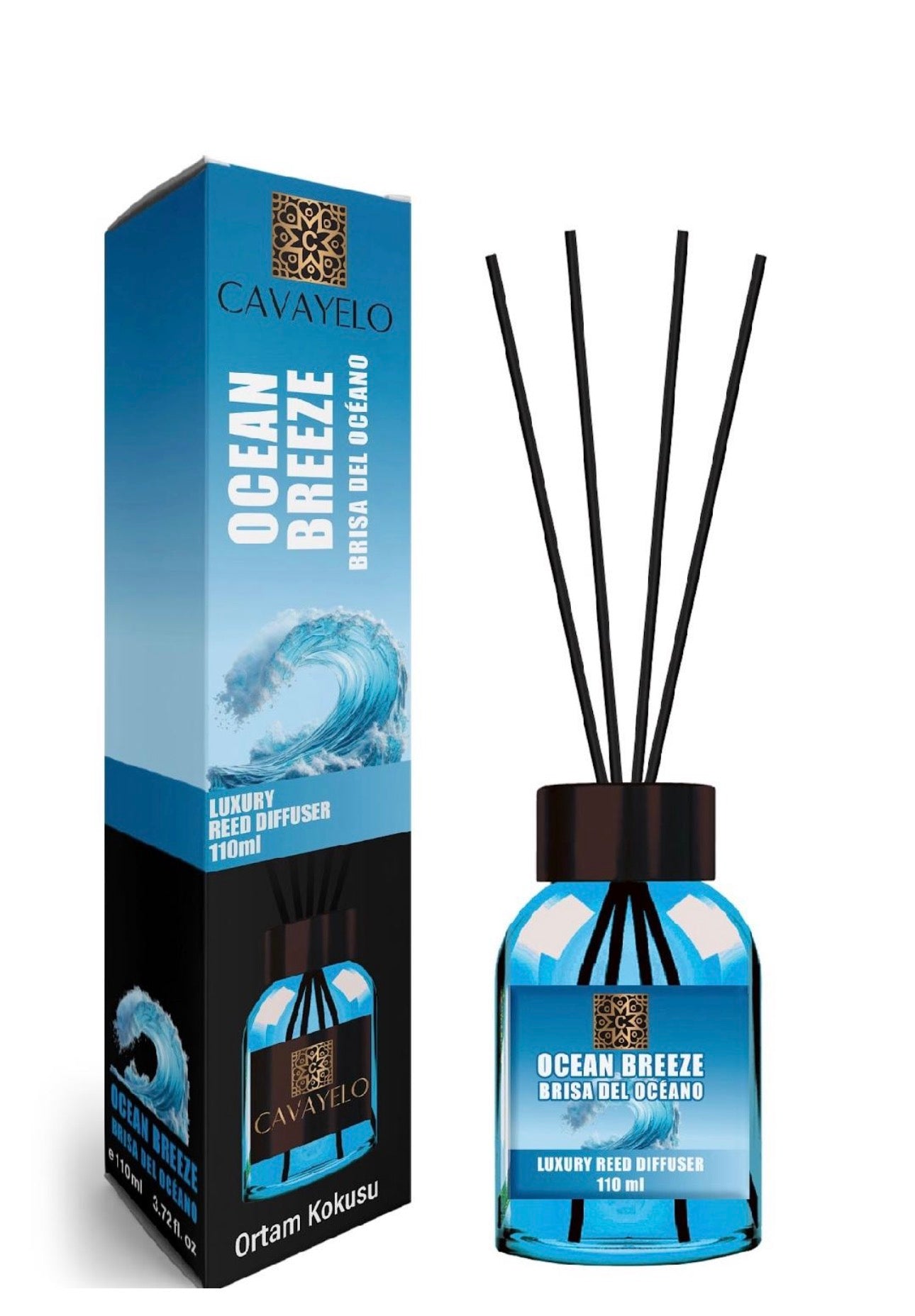 Cavayelo Ocean Breeze – Luxury Reed Diffuser 110 ml