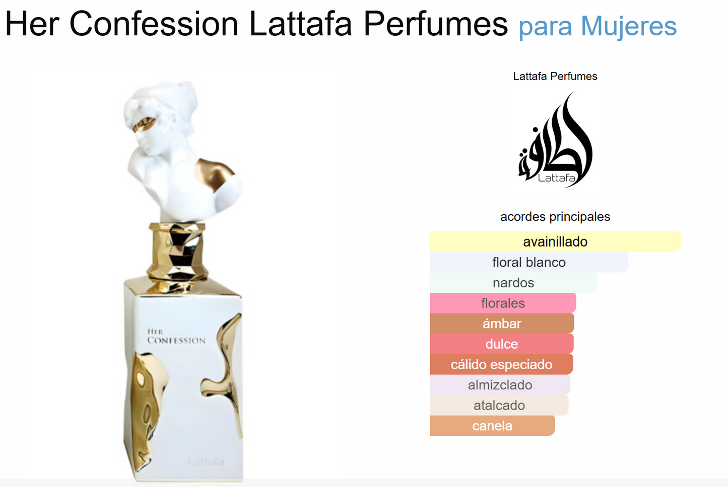 HER CONFESSION 100ML (3.40z) BY LATTAFA