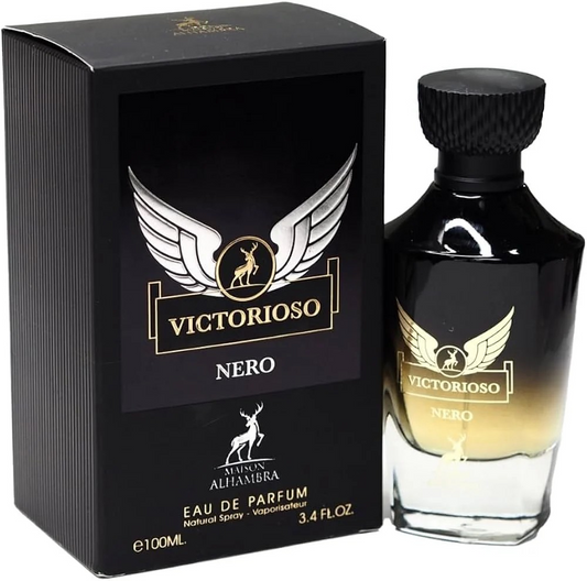 VICTORIOSO NERO MEN EDP - 100 ML (3.40z) BY ALHAMBRA